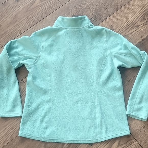 North Face quarter zip, Teal, Pullover Fleece Sweatshirt.Size Med - Picture 5 of 5